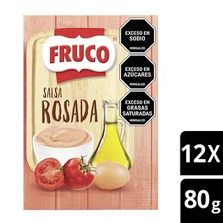 Salsa Rosada Fruco 12Unx80Gr