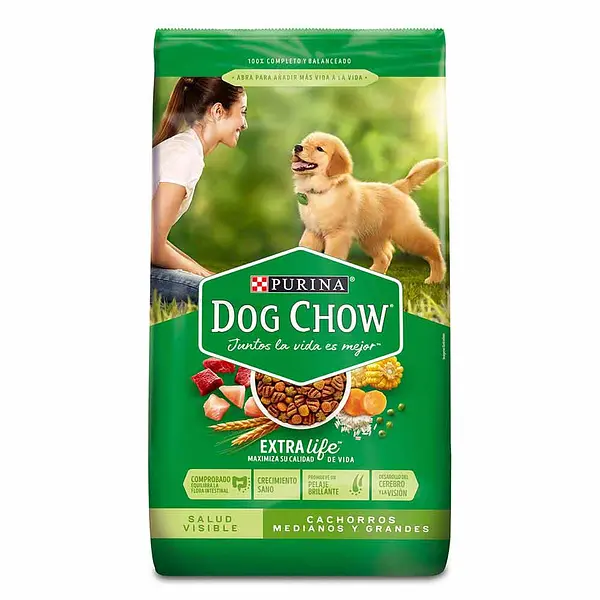 Dog Chow Cachorros Medianos Y Grandes 1000gr