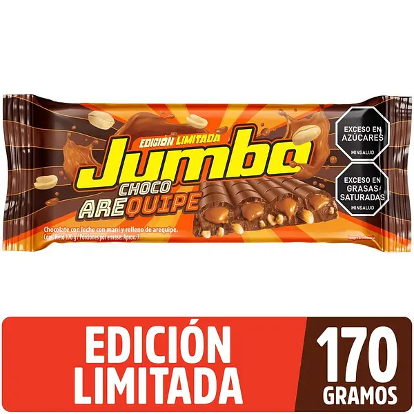 Chocolatina Jumbo Surtido 170Gr