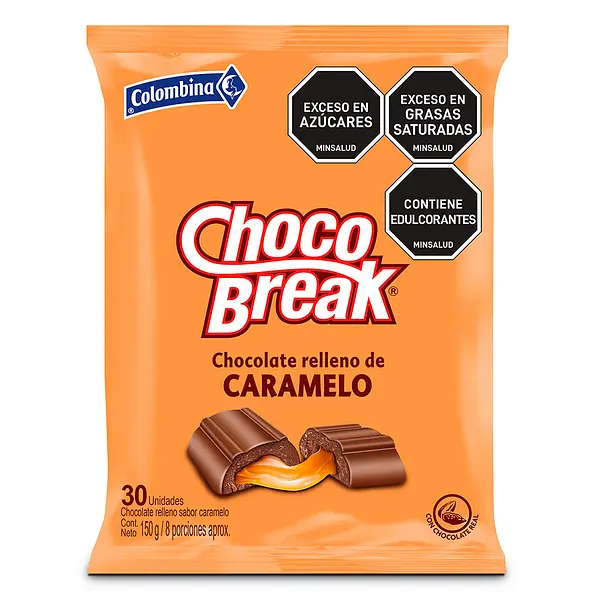 Chocolates Chocobreak Caramelo 30Un