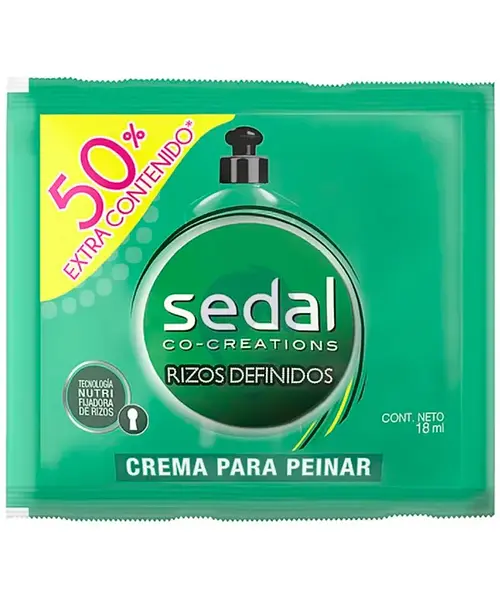 Crema De Peinar Sedal Rizos 12Unx18Ml
