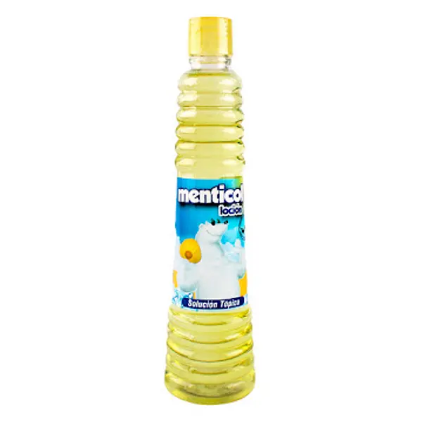 Locion Menticol Amarillo Tapa 130Ml