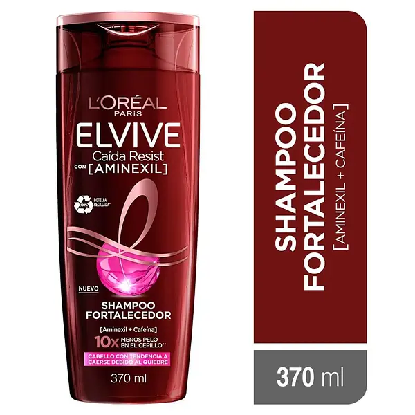 Shampoo Elvive Fortalece Aminexil 370Ml