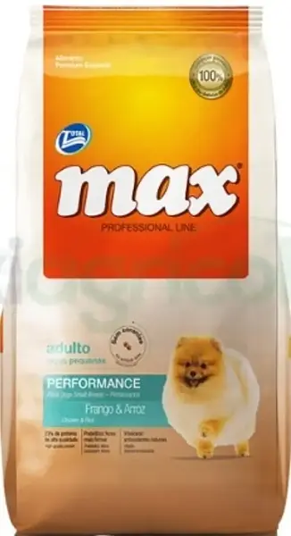 Max Adulto Raza Pequeña Performan Pollo Y Arroz 8000gr