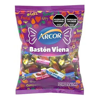 Caramelo Arcor Baston Viena 470Gr