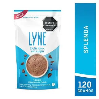 Chocolate Lyne Endulzado Doypack 120gr