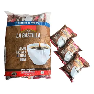 Cafe Bastilla Bolsa 10unx40gr