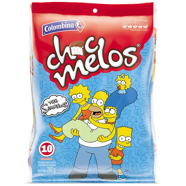 Dulce Chocmelos Simpsons 10un