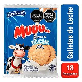 Galleta Muuu Leche 18un