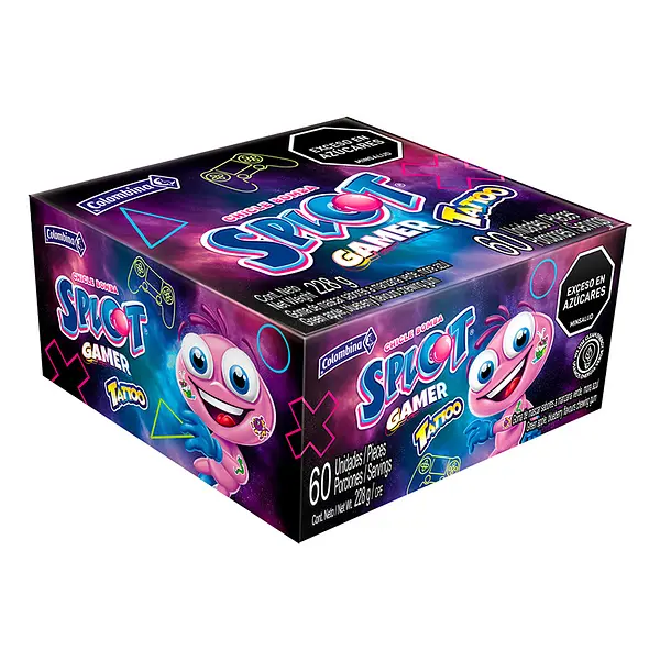 Chicle Splot Tattoo Surtido 60un