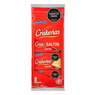 Galleta Crakeñas Saltin 8unx25gr