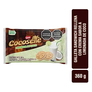 Galleta Cocosette Limonada Coco 10un