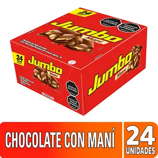 Chocolatina Jet Jumbo Mani 24unx35gr
