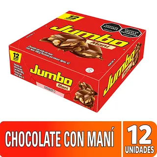Chocolatina Jet Jumbo Mani 12unx90gr