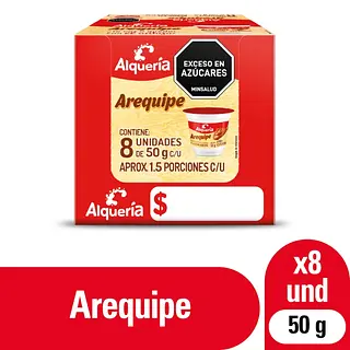 Arequipe Alqueria 8unx50gr