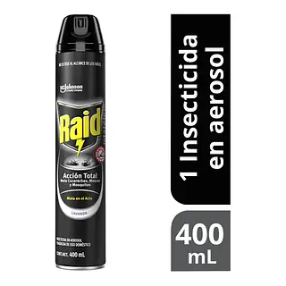 Veneno Raid Accion Total 400ml