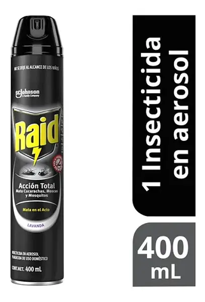 Veneno Raid Accion Total 400ml
