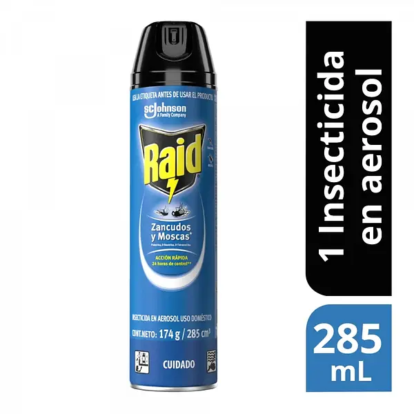Veneno Raid Accion Rapida 285ml