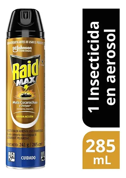 Veneno Raid Max Cucarachas 285ml