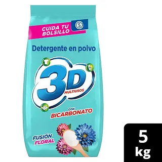 Detergente 3d Floral 5000gr