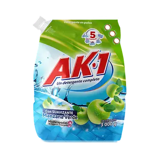 Detergente Ak-1 Manzana 3000gr