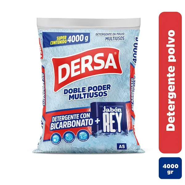 Detergente Dersa Con Rey 4000gr