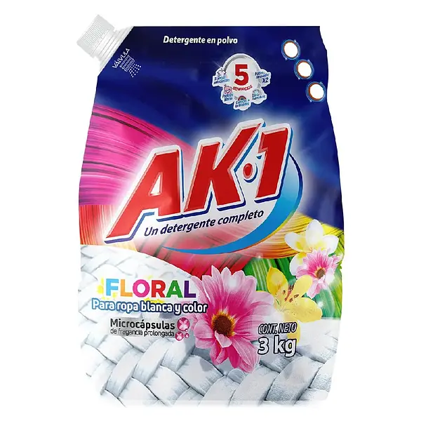 Detergente Ak-1 Floral 3000gr