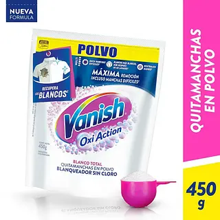 Quitamanchas Vanish Polvo Blanco 450gr