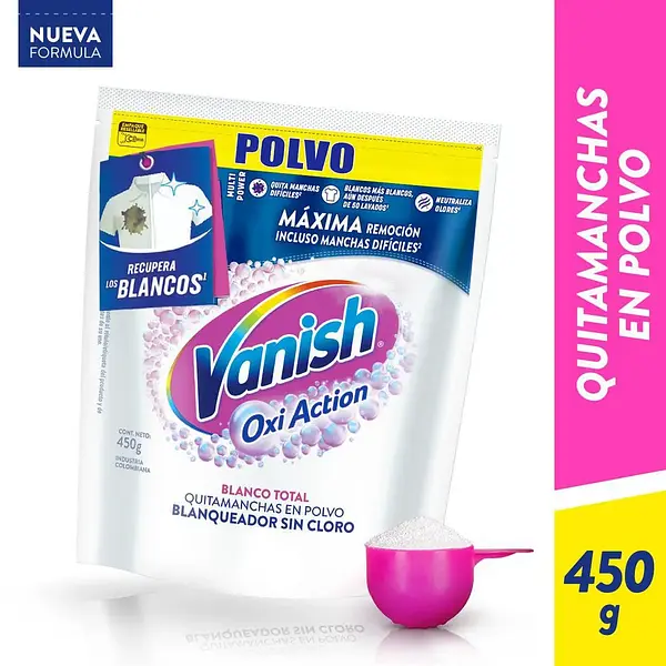 Quitamanchas Vanish Polvo Blanco 450gr