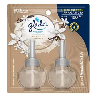 Ambientador Glade Repuesto Eléctrico Vainilla 2unx21ml