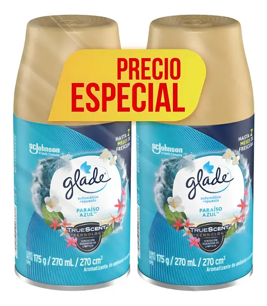 Ambientador Glade Repuesto Automático Surtido 2unx175gr