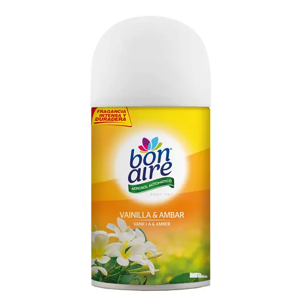 Ambientador Bon Aire Repuesto Automático Vainilla 250ml