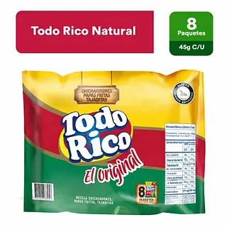 Paquete Todo Rico Original Sp/R 8unx45gr