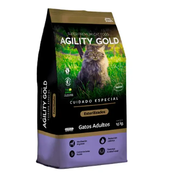 Agility Gold Gato Adulto Esterilizado 1500gr