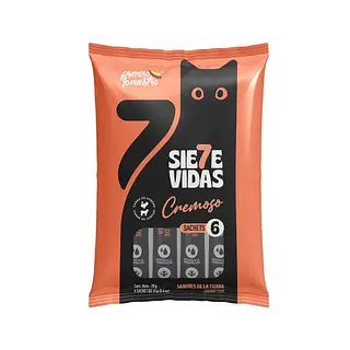 7 Vidas Cremoso Surtido 6unx13gr