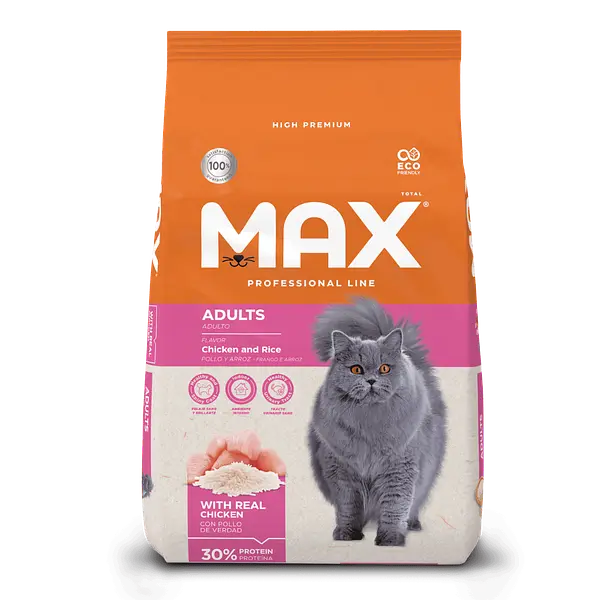 Max Cat Adulto P/Line Frango Y Arroz 3000gr