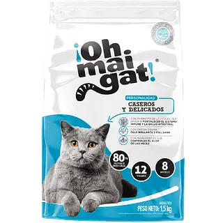 Ohmaigat Gatos Caseros 1500gr