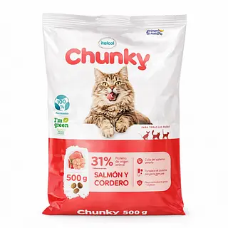 Chunky Gato Salmon Y Cordero 500gr