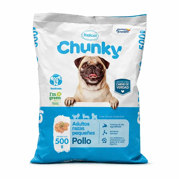 Chunky Adulto Raza Pequeña 500gr