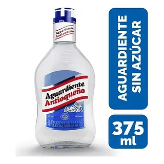 Aguardiente Antioqueño Azul 375cc