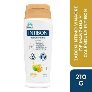 Jabon Intimo Intibon Vinagre Y Caléndula 210gr