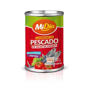 Sardina Tinapa Mi Dia En Salsa De Tomate 144gr