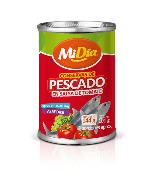 Sardina Tinapa Mi Dia En Salsa De Tomate 144gr