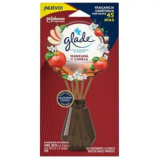 Ambientador Glade Varitas Manzana Canela 100Ml