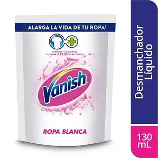 Quitamanchas Vanish Liquido Blanco 130Ml