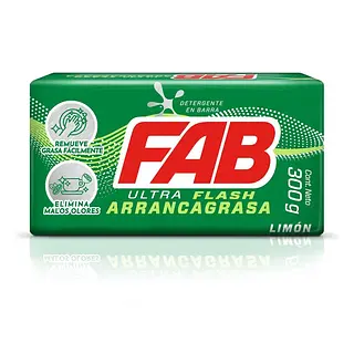 Jabon Barra Fab Limon 300Gr