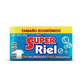 Jabon Barra Super Riel 200Gr