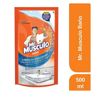 Limpiador Baño Mr Musculo Doypack 500Ml