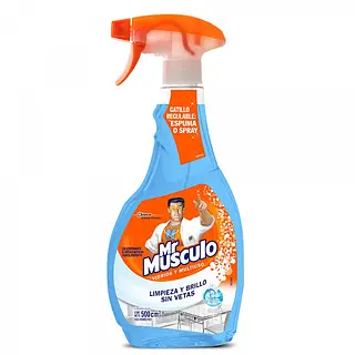 Limpia Vidrios Mr Musculo Pistola 500Ml