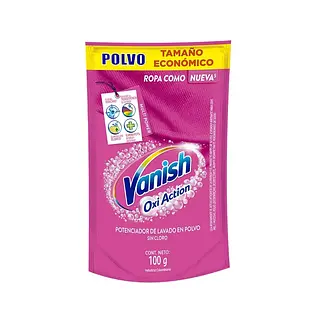Quitamanchas Vanish Polvo Rosa 100gr